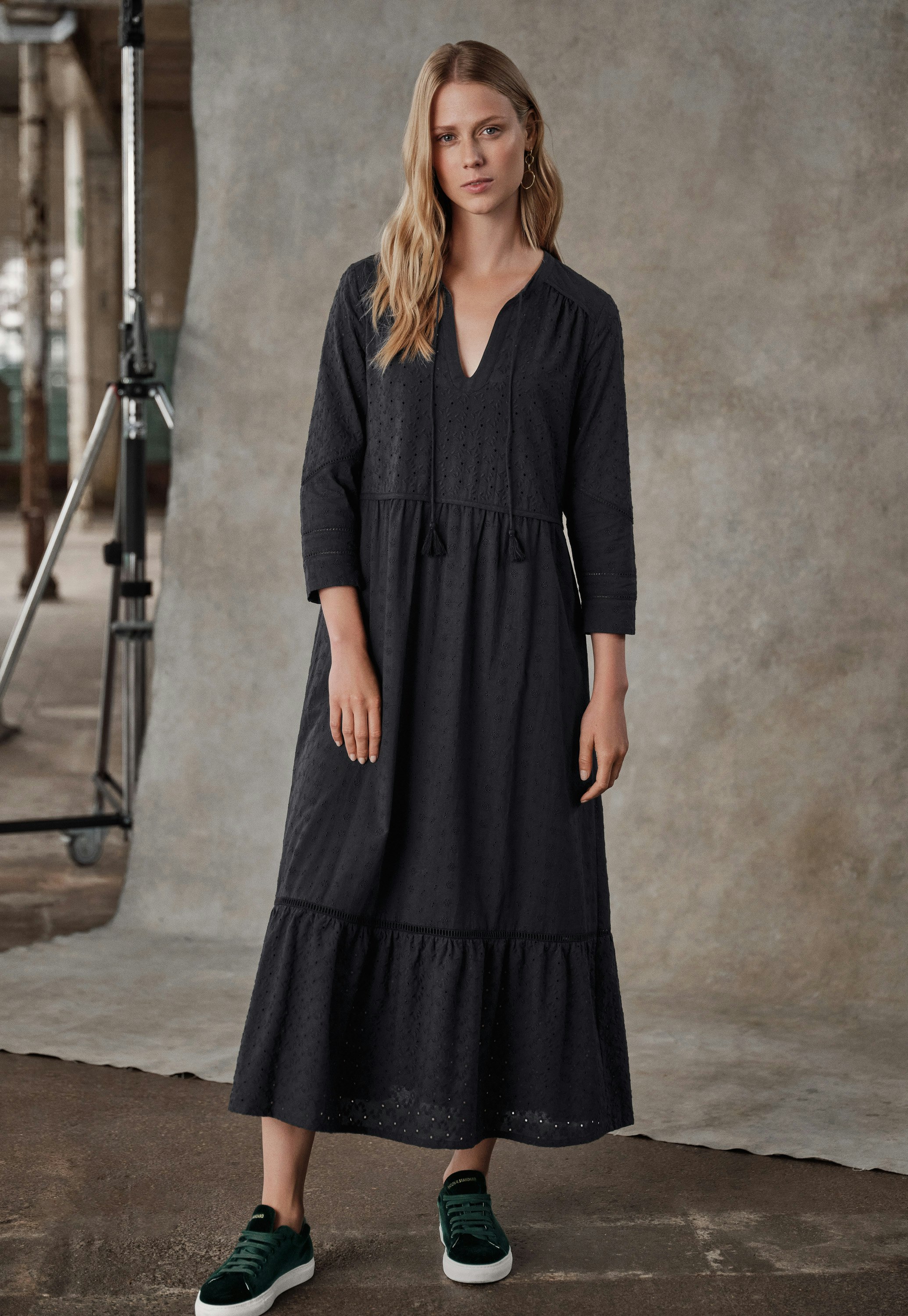 Wrap London - Broderie panelled dress